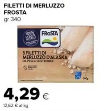 Tigre Amico Filetti di merluzzo Frosta offerta