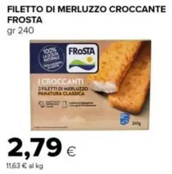 Tigre Amico Filetto di merluzzo croccante Frosta offerta