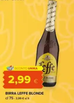 Tigre Amico Birra Leffe Blonde offerta