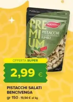 Tigre Amico Pistacchi salati Bencivenga offerta