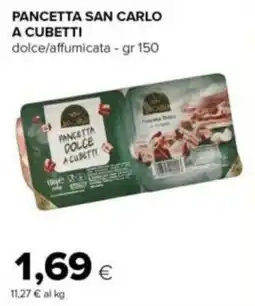 Tigre Amico Pancetta San Carlo a cubetti offerta