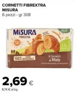 Tigre Amico Cornetti Fibrextra Misura offerta