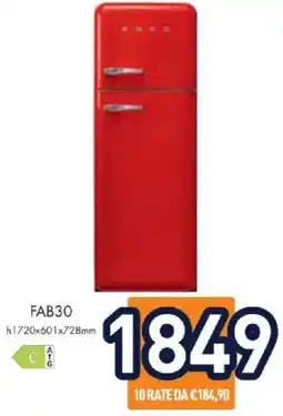 Unieuro SMEG FRIGORIFERI FAB30 offerta