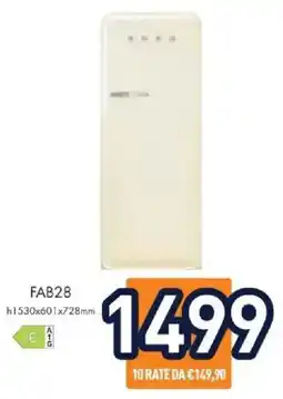 Unieuro SMEG FRIGORIFERI FAB28 offerta