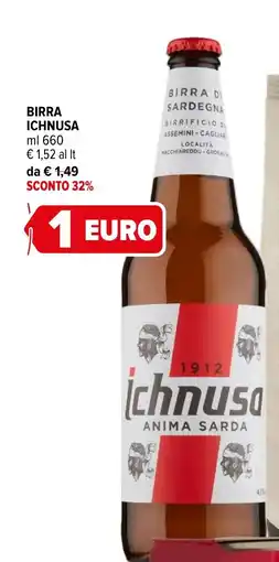Iperal Birra Ichnusa offerta