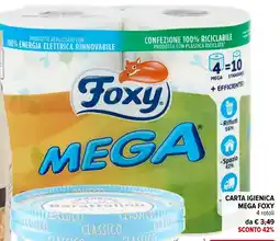 Iperal Carta igienica Mega Foxy offerta