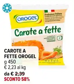 Iperal Carote a fette Orogel offerta
