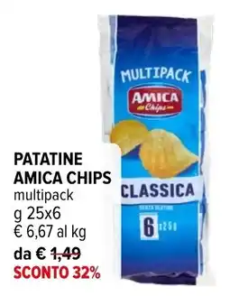 Iperal PATATINE AMICA CHIPS CLASSICA offerta