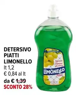 Iperal Detersivo piatti Limonello offerta