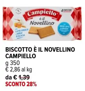 Iperal Biscotto è il Novellino Campiello offerta