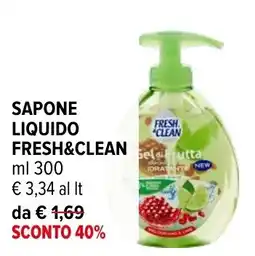 Iperal SAPONE LIQUIDO FRESH&CLEAN offerta
