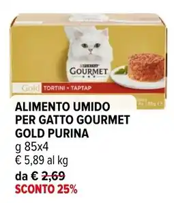 Iperal ALIMENTO UMIDO PER GATTO GOURMET GOLD PURINA offerta