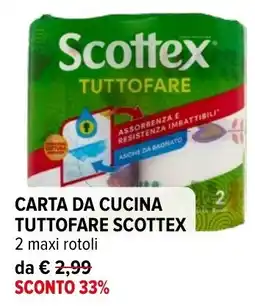 Iperal CARTA DA CUCINA TUTTOFARE SCOTTTEX offerta