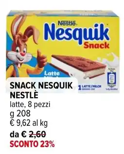 Iperal SNACK NESQUIK NESTLÈ offerta