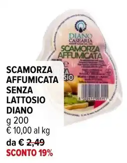 Iperal Scamorza affumicata senza lattosio Diano offerta
