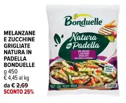 Iperal Melanzane e zucchine grigliate natura in padella Bonduelle offerta
