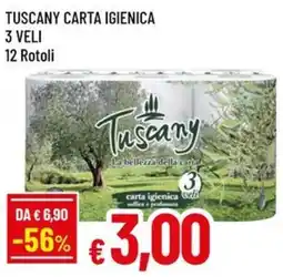 A&O Tuscany carta igienica offerta