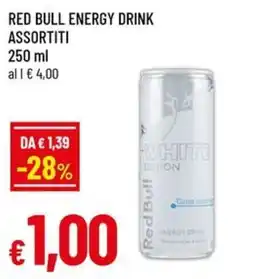 A&O Red Bull Energy Drink White Edition offerta
