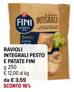 Iperal Ravioli Integrali Pesto e Patate Fini offerta
