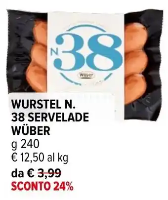 WURSTEL N. 38 SERVELADE WÜBER