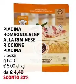 Iperal PIADINA ROMAGNOLA IGP ALLA RIMINESE offerta