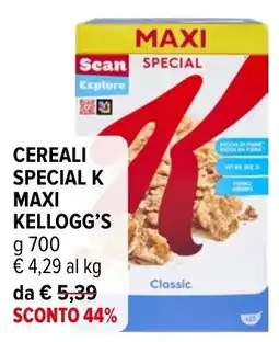 Iperal CEREALI SPECIAL K MAXI KELLOGG'S offerta