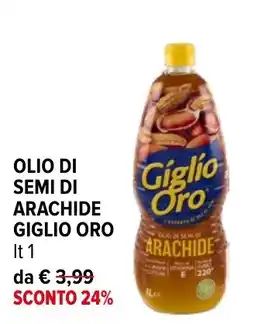 Iperal Olio di semi di arachide Giglio Oro offerta