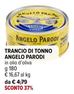 Iperal Trancio di tonno Angelo Parodi offerta