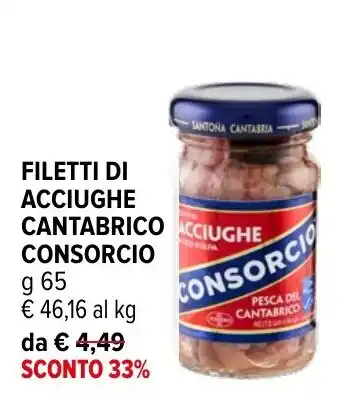 Iperal Filetti di acciughe cantabrico consorcio offerta