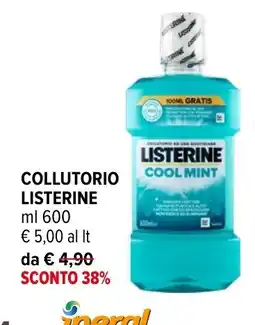 Iperal Collutorio Listerine Cool Mint offerta