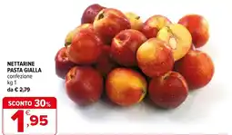Iperal NETTARINE PASTA GIALLA offerta