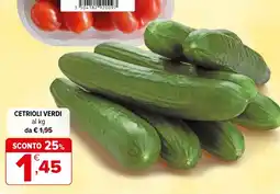 Iperal Cetrioli verdi offerta