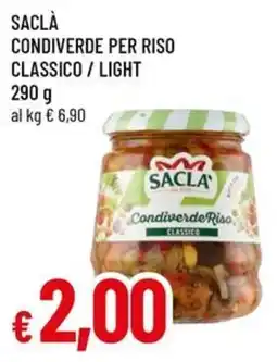 A&O Sacla Condiverde per Riso Classico offerta