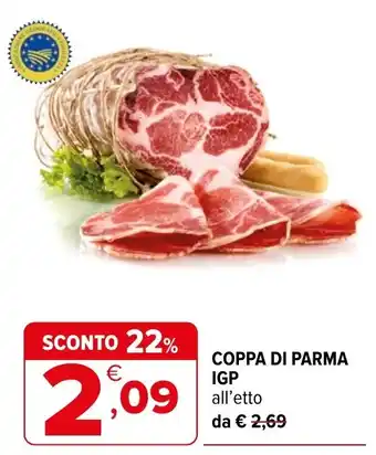 Iperal Coppa di Parma IGP offerta