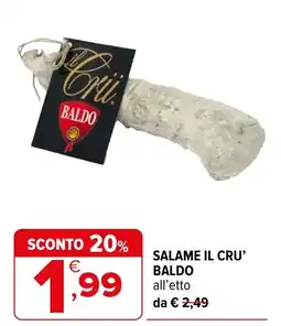 Iperal Salame il Cru' Baldo offerta