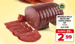 Iperal Bresaola della Valtellina Punta d'Anca IGP offerta