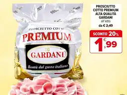 Iperal Prosciutto cotto premium alta qualita Gardani offerta