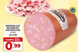 Iperal Beretta Mortadella di Bologna IGP con pistacchio offerta