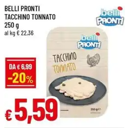 A&O belli PRONTI TACCHINO TONNATO offerta