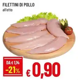 A&O FILETTINI DI POLLO offerta