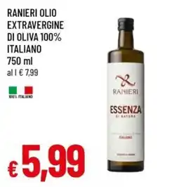 A&O Ranieri Olio Extravergine di Oliva 100% Italiano offerta