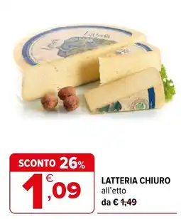 Iperal Latteria Chiuro offerta