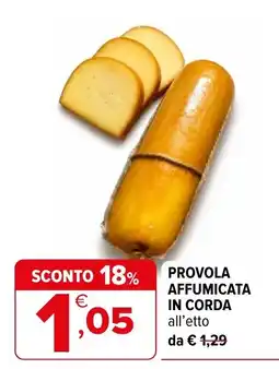 Iperal PROVOLA AFFUMICATA IN CORDA offerta