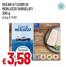 A&O Ocean 47 cuori di merluzzo surgelati offerta