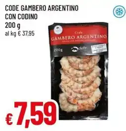 A&O Gambero Argentino con Codino offerta