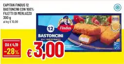 A&O CAPITAN FINDUS 12 BASTONCINI CON 100% FILETTI DI MERLUZZO offerta