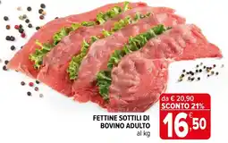 Iperal Fettine sottili di bovino adulto offerta