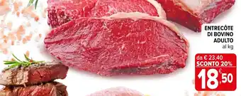 Iperal ENTRECÔTE DI BOVINO ADULTO offerta