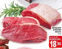 Iperal Entrecôte di bovino adulto offerta