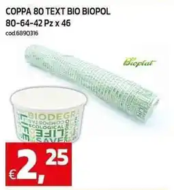 C+C Cash and Carry Coppa 80 text bio biopol offerta